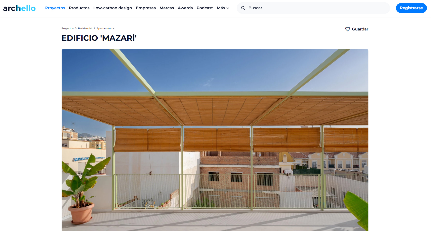 Edificio residencial Mazarí en Málaga